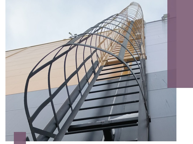 Изготовление и монтаж пожарных лестниц в Лысьве профессионально