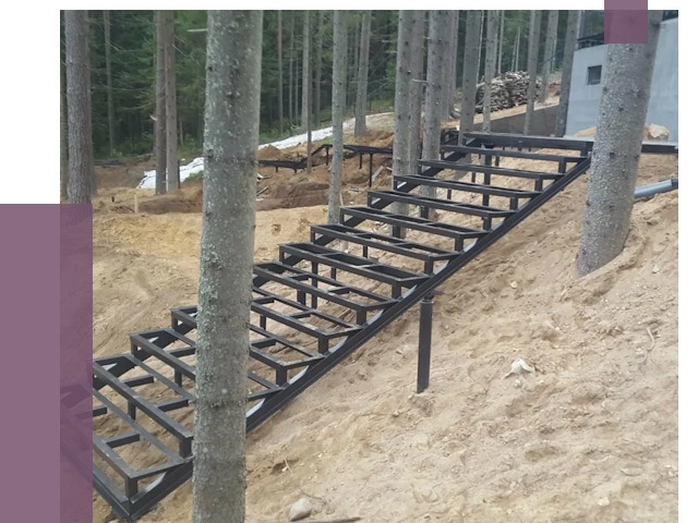 Монтаж металлических лестниц в Лысьве от 13591 руб. 