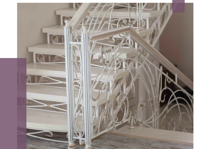 Изготовление кованых лестниц на заказ в Лысьве от 87185 руб. | ПРОЛЁТ-Лсь