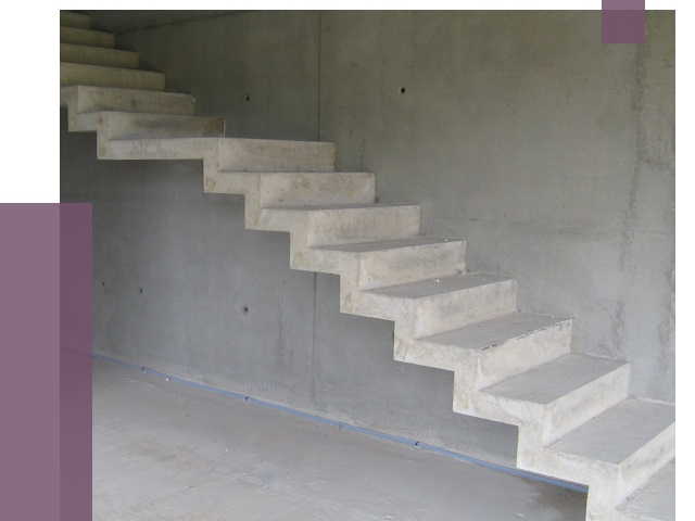 Бетонные лестницы в Лысьве от 18975 руб. под ключ | ПРОЛЁТ-Лсь