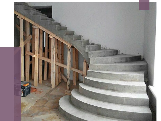 Изготовление бетонных лестниц под ключ в Лысьве от 20001 руб. | ПРОЛЁТ-Лсь