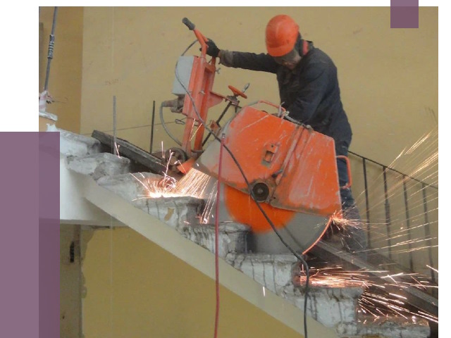 Демонтаж бетонных лестниц в Лысьве от 4616 руб. за м2 | ПРОЛЁТ-Лсь