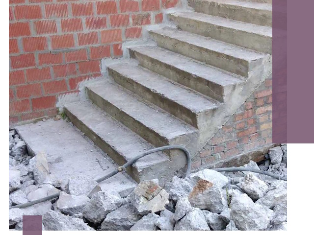 Демонтаж бетонных лестниц в Лысьве: быстро и безопасно