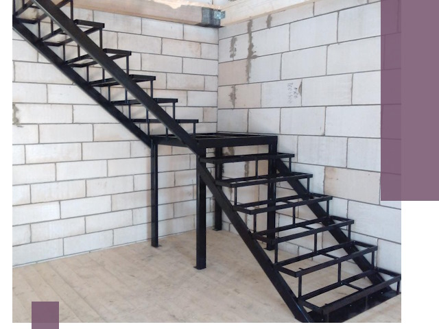 Лестницы на металлокаркасе под ключ в Лысьве — изготовление и монтаж