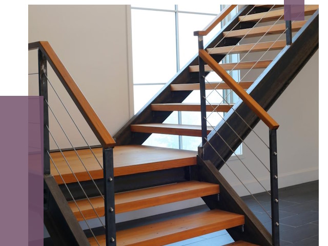 Изготовление лестниц на металлокаркасе в Лысьве от 18975 руб. | ПРОЛЁТ-Лсь