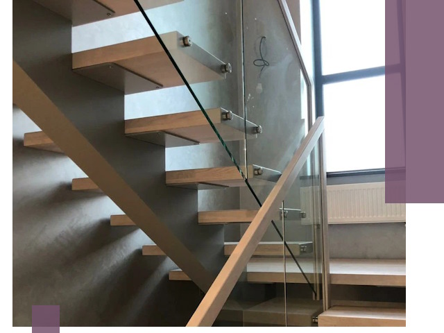 Изготовление лестниц на монокосоуре в Лысьве с монтажом и гарантией