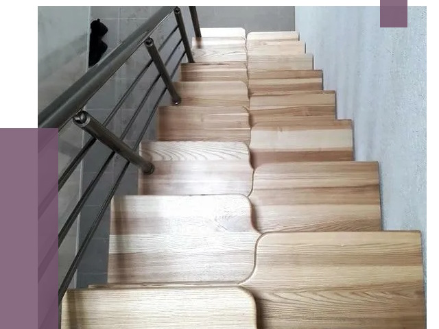 Лестницы гусиный шаг в Лысьве от 13078 руб. под ключ | ПРОЛЁТ-Лсь