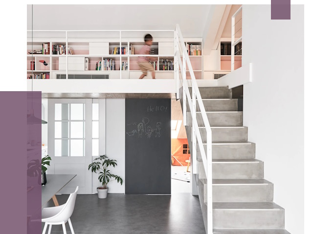 Лестницы для двухуровневой квартиры в Лысьве от 176933 руб. | ПРОЛЁТ-Лсь