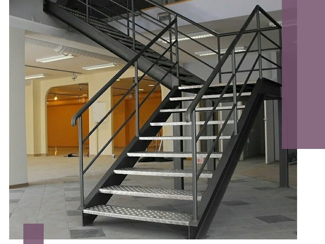 Лестницы для офиса в Лысьве: изготовление, монтаж, демонтаж