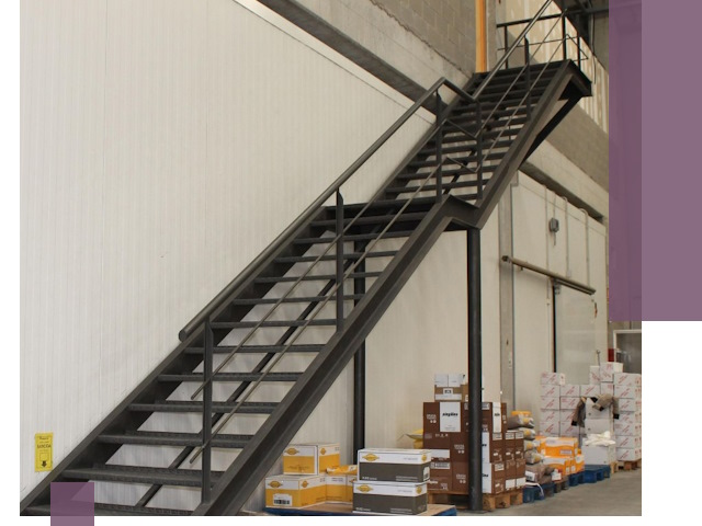 Лестницы для производства в Лысьве — изготовление и монтаж