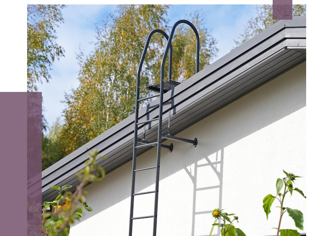 Лестницы на крышу в Лысьве от 19181 руб. — монтаж и монтаж ПРОЛЁТ-Лсь