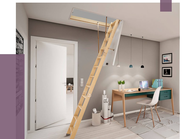 Чердачные лестницы в Лысьве — от 14616 руб. | ПРОЛЁТ-Лсь