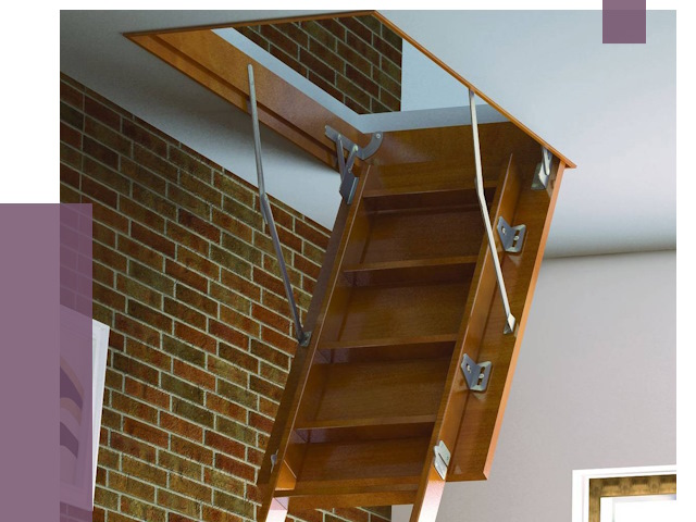 Установка чердачной лестницы в Лысьве от 7847 руб. | ПРОЛЁТ-Лсь