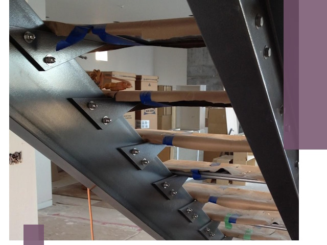 Усиление лестничных конструкций и усиление опор в Лысьве