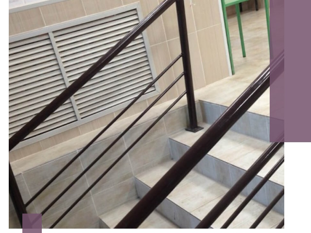 Изготовление перил из металла под ключ в Лысьве