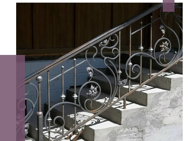 Кованые перила в Лысьве от 8718 руб. под ключ — качество от ПРОЛЁТ-Лсь