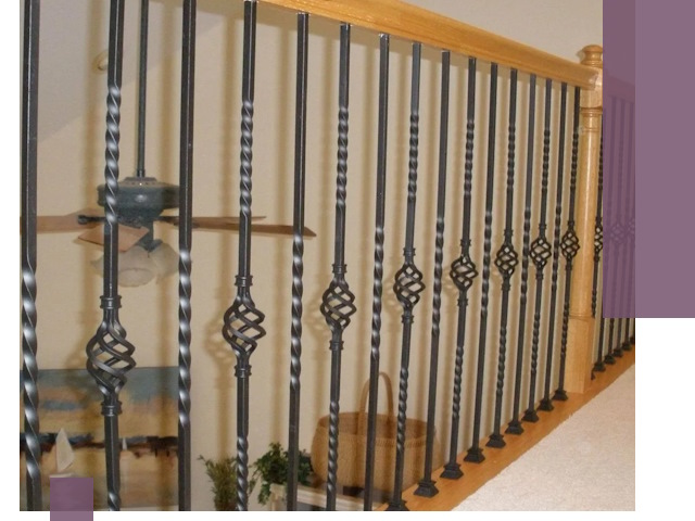Изготовление и монтаж кованных перил в Лысьве под ключ