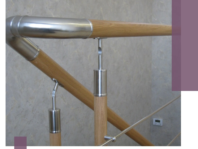 Комбинированные перила на заказ в Лысьве — монтаж и производство