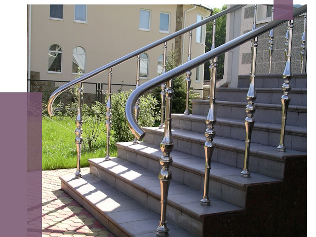 Перила для крыльца в Лысьве от 10770 руб. — монтаж ПРОЛЁТ-Лсь