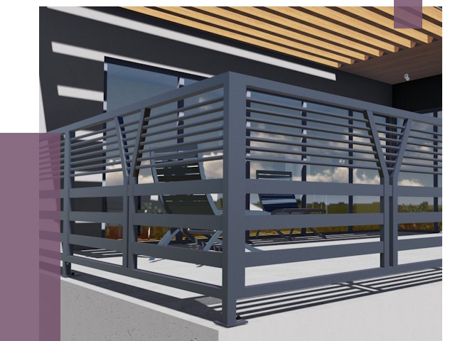 Изготовление балконных ограждений в Лысьве от 10770 руб. | ПРОЛЁТ-Лсь