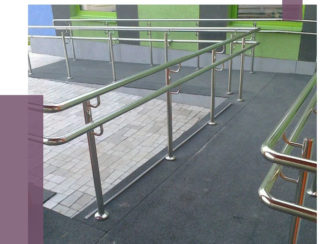 Ограждения пандусов в Лысьве от 4359 руб. монтаж | ПРОЛЁТ-Лсь