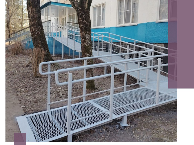Пандусы под ключ в Лысьве: изготовление, монтаж и демонтаж