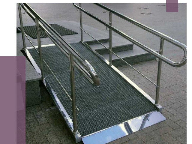 Монтаж пандусов для инвалидов в Лысьве от 8636 руб. под ключ | ПРОЛЁТ-Лсь