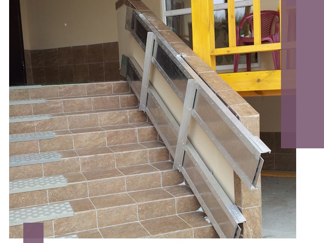 Откидные пандусы под ключ в Лысьве — монтаж и демонтаж