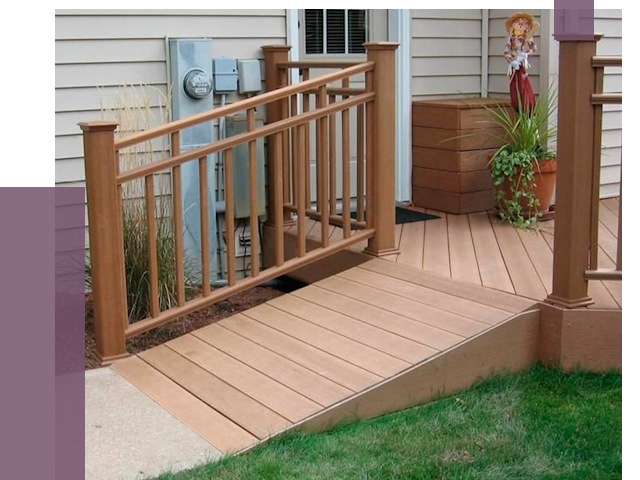 Пандус на крыльцо в Лысьве под ключ от 7795 руб. 