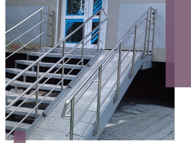 Пандус на крыльцо под ключ в Лысьве: монтаж и изготовление