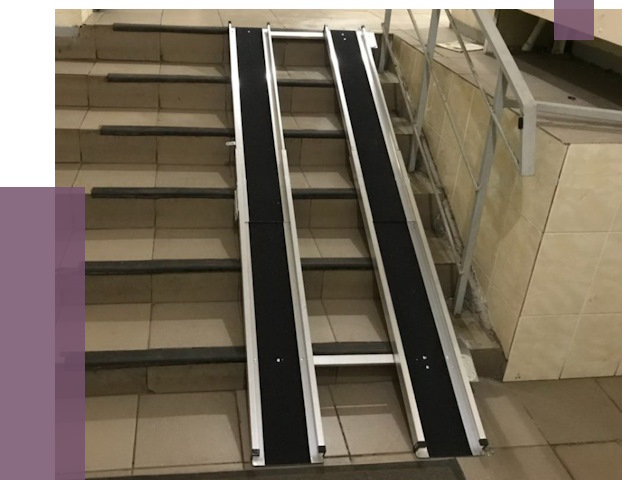 Установка пандуса в подъезд в Лысьве от 8000 руб. под ключ | ПРОЛЁТ-Лсь