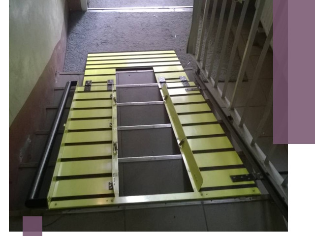 Профессиональный монтаж пандуса в подъезд в Лысьве