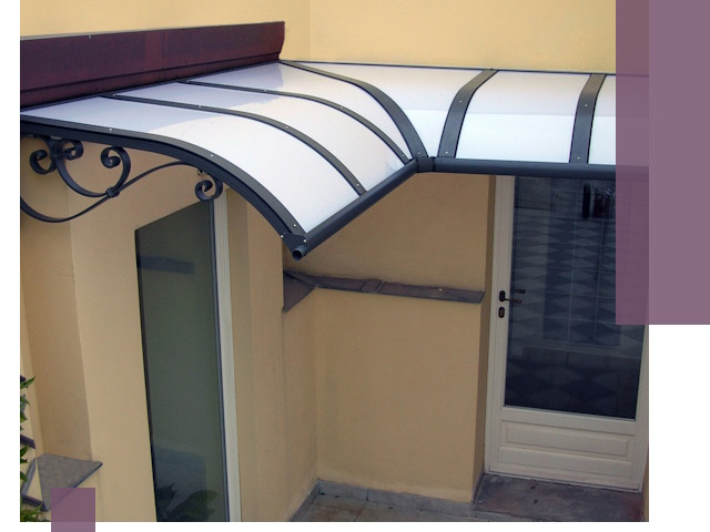 Монтаж козырьков любой сложности в Лысьве под ключ