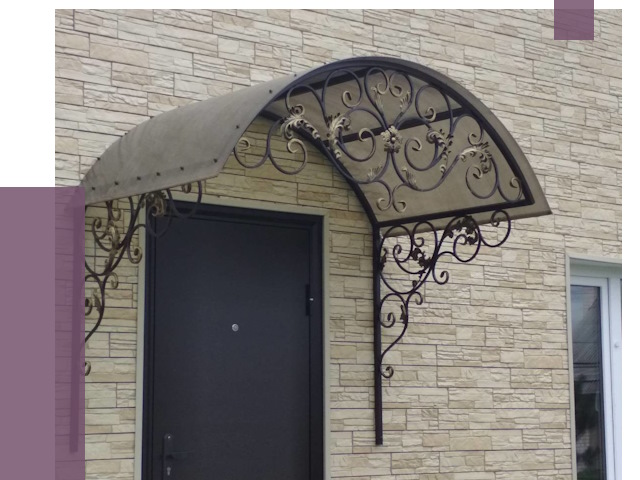 Ремонт козырьков в Лысьве от 7436 руб.  | ПРОЛЁТ-Лсь