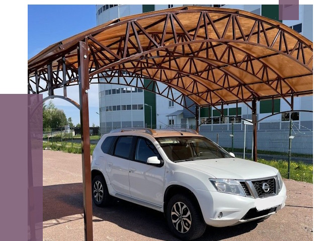 Недорогие навесы в Лысьве от 43079 руб.  | ПРОЛЁТ-Лсь