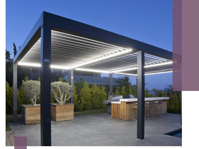 Навесы отдельно стоящие под ключ в Лысьве из металла и поликарбоната