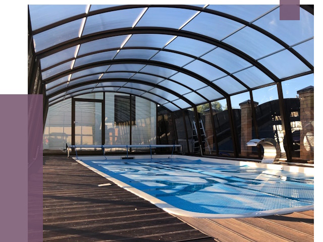 Навесы для бассейна в Лысьве от 16821 руб. под ключ | ПРОЛЁТ-Лсь