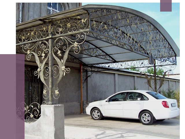 Кованые навесы в Лысьве от 14616 руб. | ПРОЛЁТ-Лсь