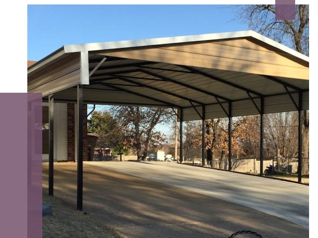 Двускатные навесы в Лысьве от 8052 руб.  | ПРОЛЁТ-Лсь