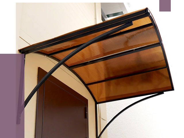 Недорогие козырьки в Лысьве от 7611 руб.  | ПРОЛЁТ-Лсь