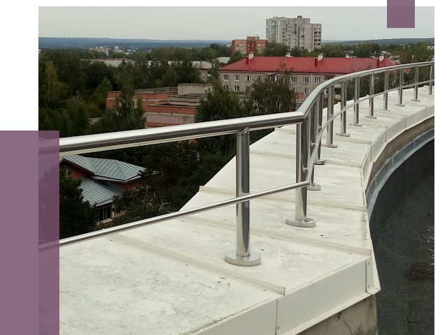 Парапеты и ограждения кровли в Лысьве от 4975 руб. 