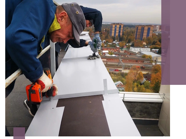 Монтаж парапетов в Лысьве — установка прочных металлических ограждений