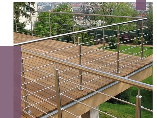 Алюминиевые парапеты в Лысьве под ключ от 7795 руб. 