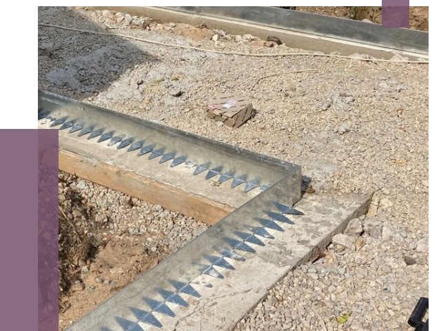 Нержавеющие бордюры в Лысьве от 4821 руб. под ключ | ПРОЛЁТ-Лсь