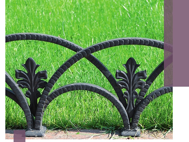 Декоративные металлические бордюры под ключ в Лысьве