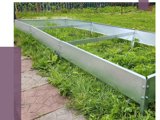 Металлические бордюры для грядок в Лысьве от 1795 руб. 