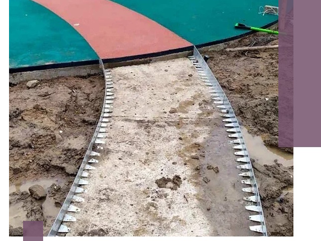 Металлические бордюры для дорожек в Лысьве — монтаж и изготовление