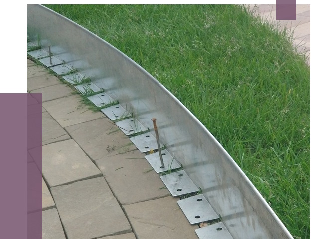 Металлические бордюры для тротуаров в Лысьве от 8718 руб.