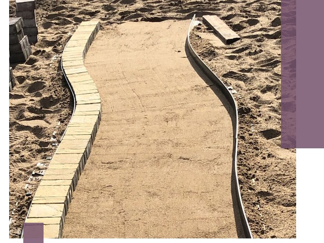 Металлические бордюры для тротуаров в Лысьве — прочные и долговечные