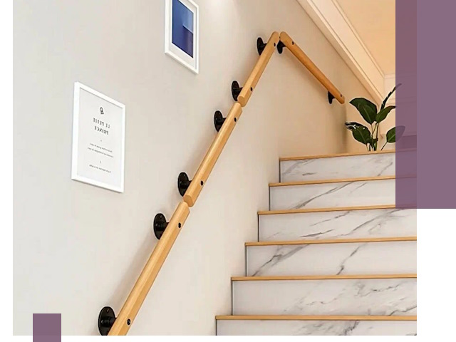 Поручни металлические и деревянные под ключ в Лысьве